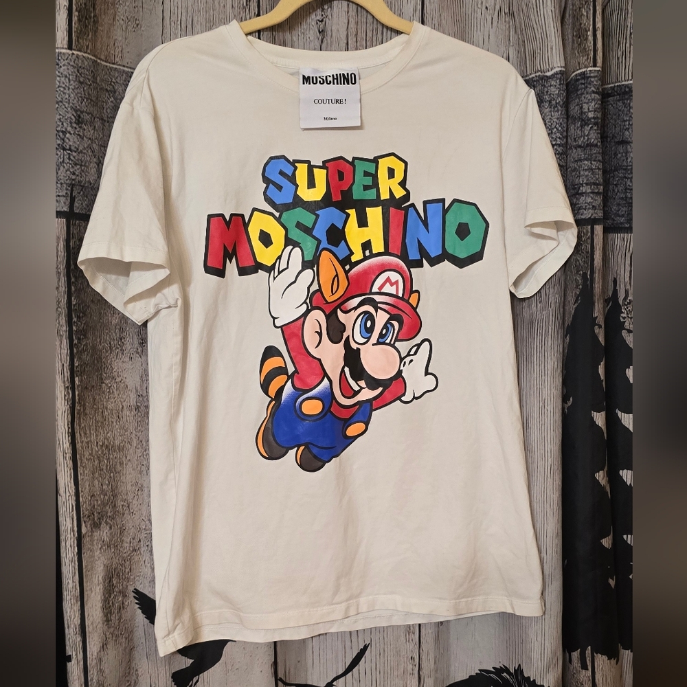 Moshino Super Moschino Mario Tshirt Sz XXL